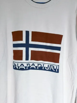 Jersey Napapijri Beige Bandera
