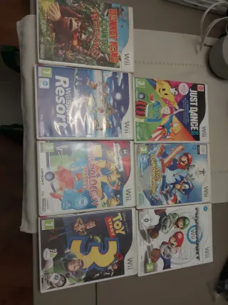 Cajas vacías juegos Wii (Nintendo)