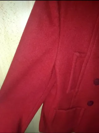 Chaqueta paño roja talla M