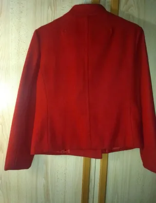 Chaqueta paño roja talla M