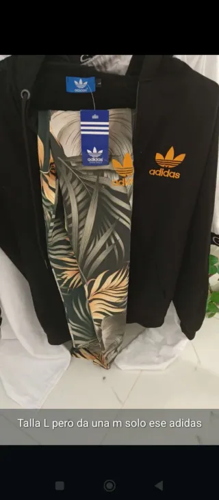 Conjunto Adidas Sudadera y Leggins Estampados