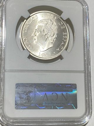 Moneda España 2000 Ptas 1997 MS68 NCV
