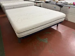 Colchón Visco 150x200 y Somier Fibermaster