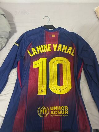 Camiseta Lamine Yamal Player Version Manga Larga