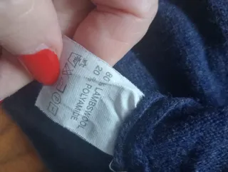 Jersey azul de manga larga