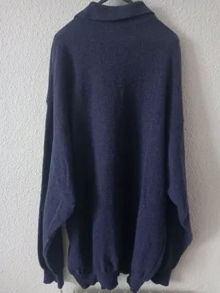 Jersey azul de manga larga