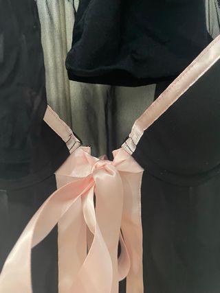 Ann Summers picardías negro y rosa