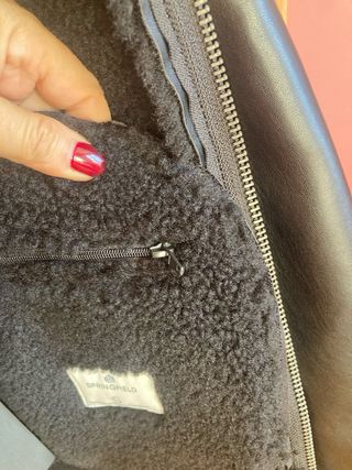 Cazadora chico negra