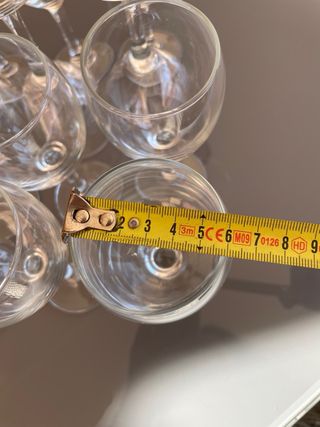 12 calici di vino piccoli