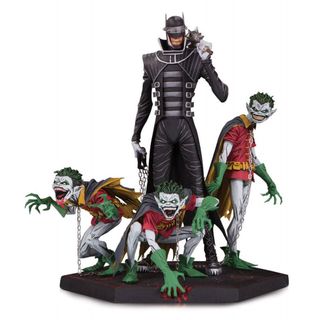 Estatua Batman Who Laughs & Robin Minions