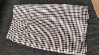 Falda - pantalón de cuadros, talla L Stradivarius.