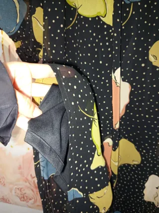 Mono Zara Estampado Flores Talla S