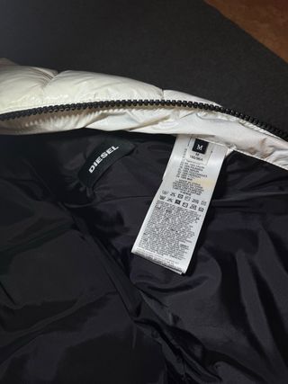 Piumino Diesel Bianco Lucido Taglia M.  Napoli