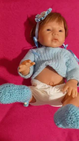 Muñeca bebé realista estilo reborn