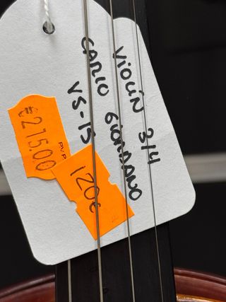 Violín Carlo Giordano 3/4