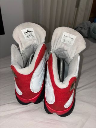 Zapatillas Jordan 13 Blancas y Rojas