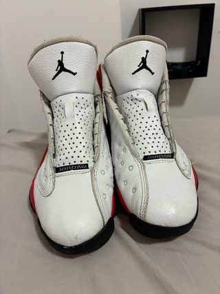 Zapatillas Jordan 13 Blancas y Rojas