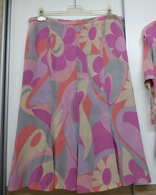 Conjunto Vintage Falda y Blusa Jomhoy Talla 48