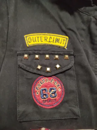 Chaqueta negra tachuelas Talla L/XL