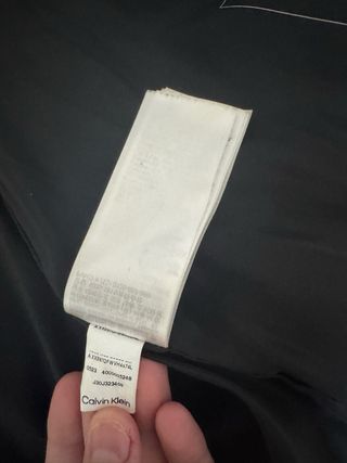 Abrigo acolchado Calvin Klein negro nuevo