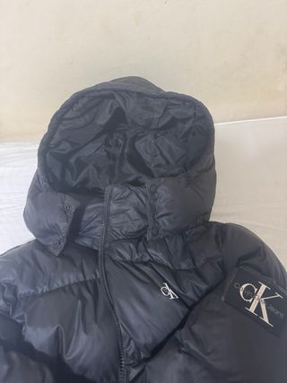 Abrigo acolchado Calvin Klein negro nuevo