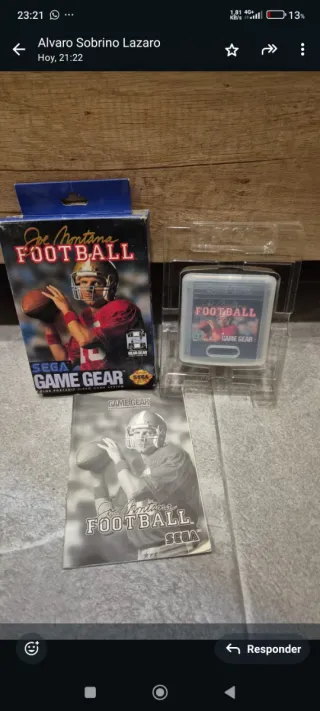 Joe Montana Football - Sega Game Gear