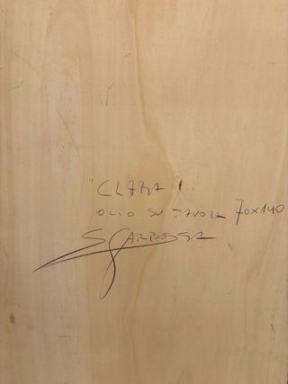 Opera d'arte olio su tavola, Antonio Sgarbossa