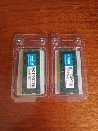 2x Crucial 16GB DDR4 3200MHz SODIMM RAM