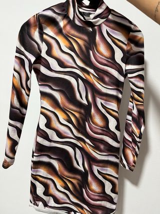 Vestido mini estampado