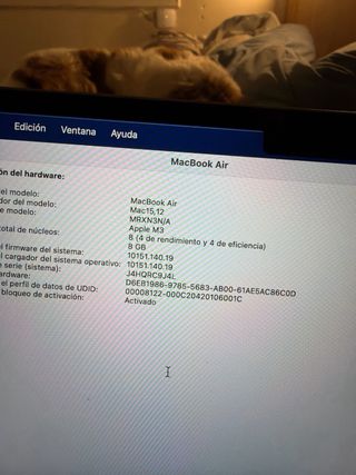 MacBook Air M3 13 Plata - Pantalla Rota