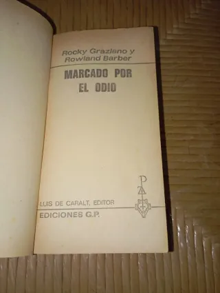 Libro: Marcado Por El Odio
