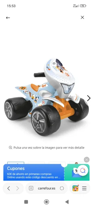 Moto infantil 1-3 años nueva