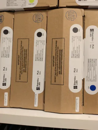 2x Filamento Bambu Lab PLA Negro