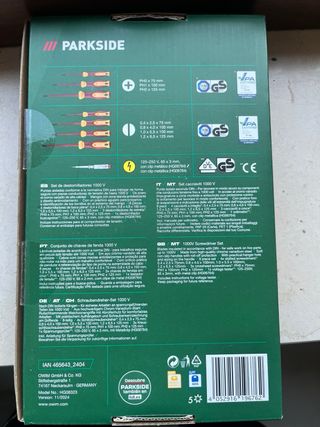 Set cacciaviti isolati Parkside 1000V