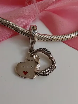 Charm Corazón Plata S925