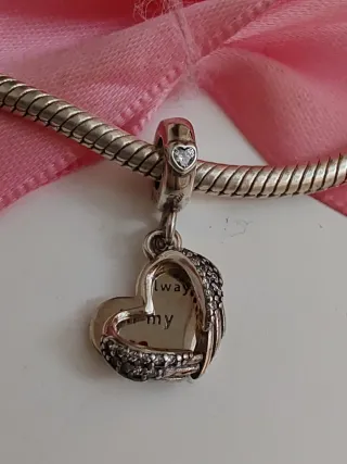 Charm Corazón Plata S925