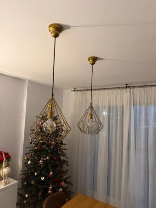 Lampade a sospensione dorate di design