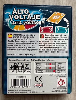 Juego de mesa Alto Voltaje