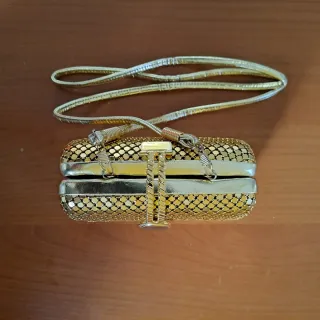 Borsetta oro metallo