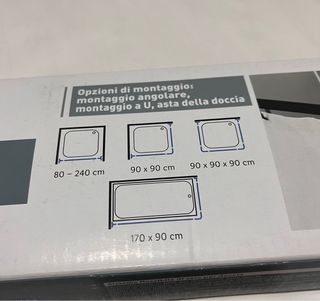 Sistema flessibile per aste doccia