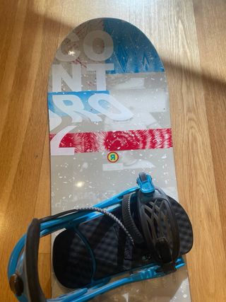 Tabla de Snowboard Ride control con Fijaciones