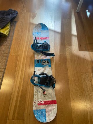 Tabla de Snowboard Ride control con Fijaciones
