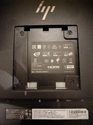 Monitor HP EliteDisplay E223. Pantalla Rota.