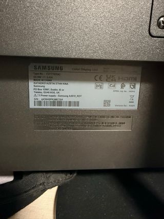 Monitor Samsung Negro