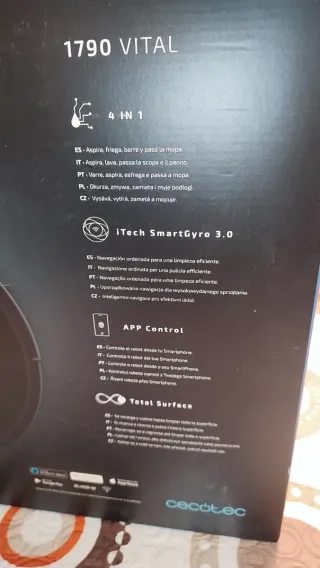 Aspirador inteligente Cecotec Conga 1790 Vital