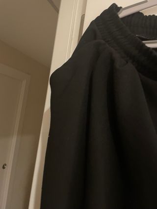 Conjunto punto beige y negro talla única