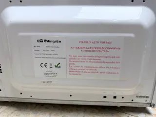 Microondas Orbegozo Blanco