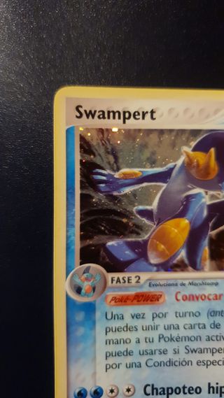 2003 Pokemon Swampert 13/109 Holo EX Ruby Sapphire