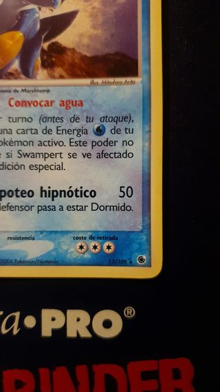 2003 Pokemon Swampert 13/109 Holo EX Ruby Sapphire