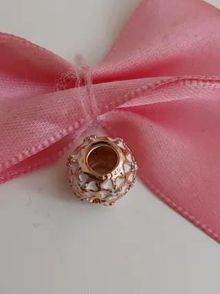 Charm Plata Rose S925 Flores